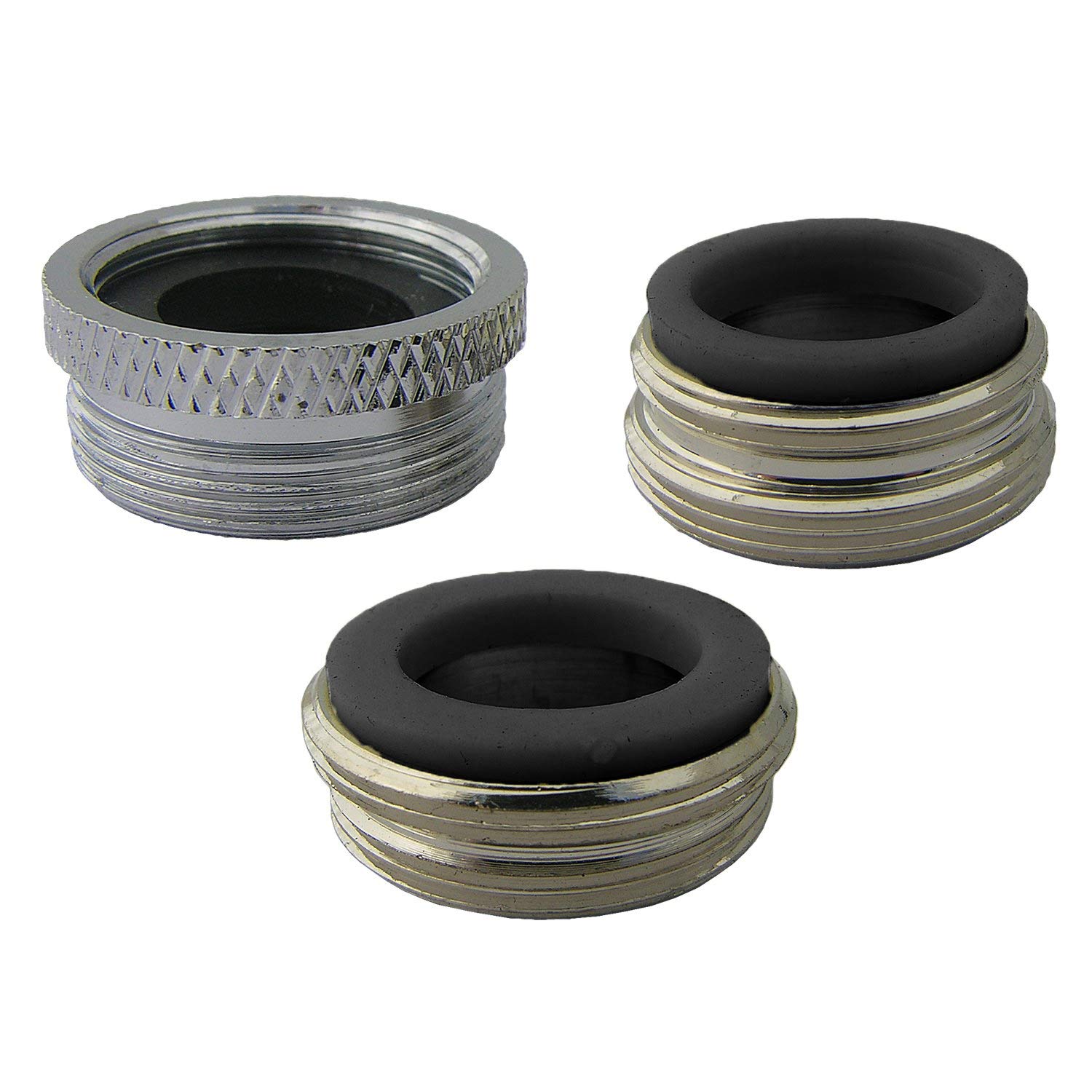 Larsen Supply CO, INC. 09-1661NL No Lead, Three Piece Faucet Adapter Kit, Chrome, Pack of 1