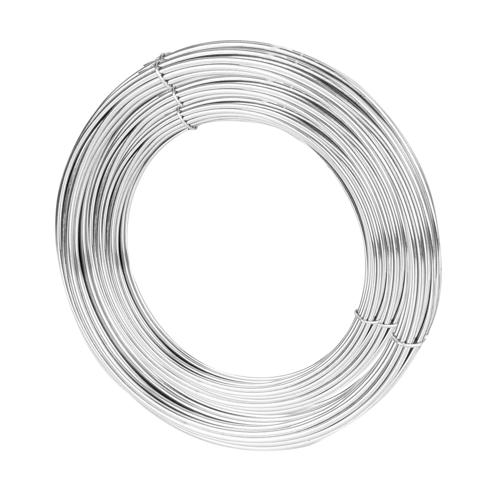 TooTaci Stainless Steel Wire 30M/1.5mm Flexible Metal Wire, 304 Stainless Steel, for Sculpting Artcraft & DIY Projects, Garden Fence, Trellis