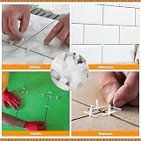 Boloest 1000pcs Tile Spacers 2mm 3mm 5mm Plastic Cross Shaped White view 5