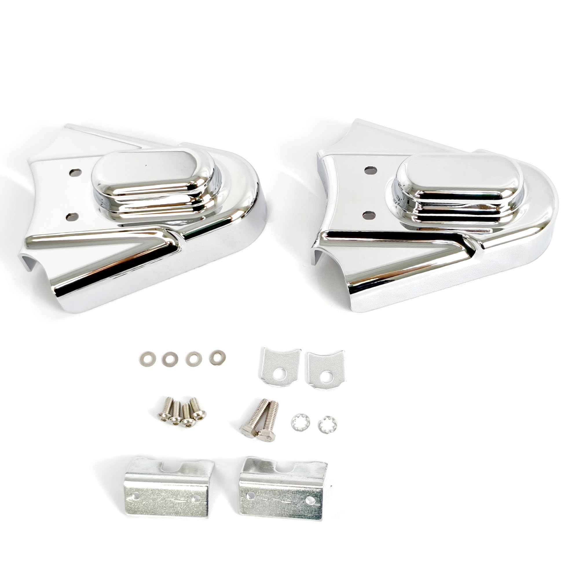 Photo 1 of Americruise Motorcycle Rear Axle Cover Rear Swingarm Axle Covers for Harley Softail Heritage Springer Standard Custom 1986-2007 (Chrome)