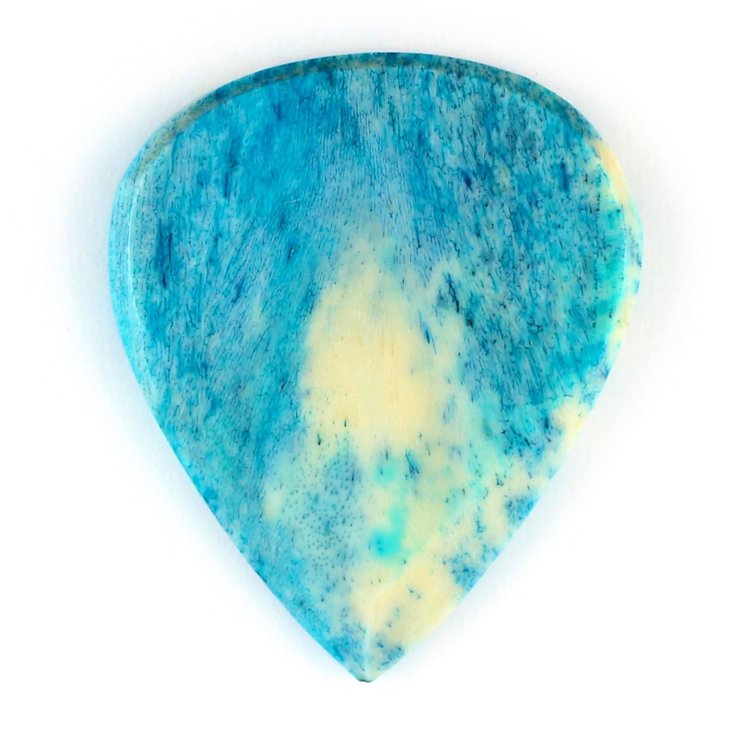 Jazzy Tones Max Guitar Plectrum - Turquoise Bone (Single)