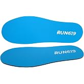 Run 619 Wide Run 619 Zero Drop Shoe Insoles, Traditional Shape, Foot Forming, Wide Width - 4.5mm Thickness, Firm, Flat Shoe Inserts - Men's 12-12.5