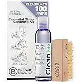 Jason Markk Shoe Cleaner Kit, Deep Cleaning Solution & Brush for Sneakers, White Shoes, Suede, Leather and Sheepskin Boots