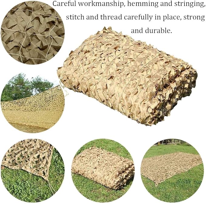 Red de camuflaje con logotipo de 4 x 6 m, para caza militar al aire