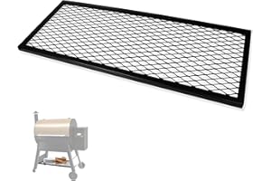 MTAEI Pellet Grill Storage Shelf Compatible with Traeger Pro 780 and Traeger Ironwood 885, Powder Coated Steel Shelf Increases Extra Storage, Grill Accessories for Traeger Pro 780 and Traeger Ironwood 885