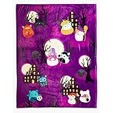 Collectibles Squishmallows Halloween Bedding Super Soft Cozy Plush Throw, 46 in x 60 in, (Officially Licensed Product) by Franco
