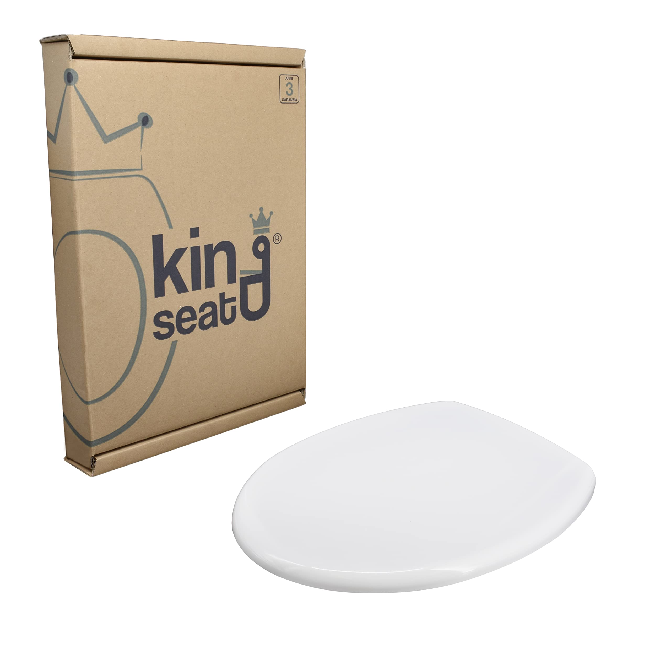 Sì Pozzi Selnova 3 Dedicated Toilet Seat, White