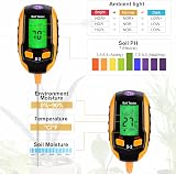 BlumWay 5-in-1 Soil Tester pH Moisture Light Temperature Greenhouse Kit view 5