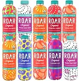 ROAR Organic Hydration Beverage Variety Pack, 10 Pack, 7 Flavors, Cucumber Watermelon, Blueberry Acai, Strawberry Lemonade, Blackberry Lemonade, Mango Clementine, Dragon Fruit Punch &amp; Georgia Peach