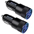 Car Charger, [2Pack/3.4a] Fast Charge Dual Port USB Cargador Carro Lighter Adapter for iPhone 14 13 12 11 Pro Max X XR XS 8 P