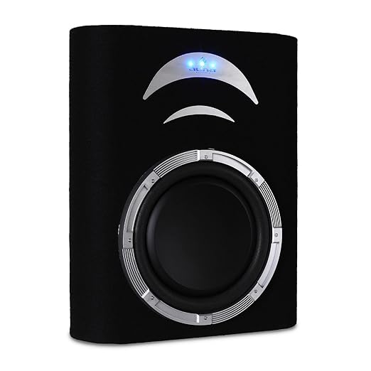 title=Auna CD-300-4BX Subwoofer Per Auto (Woofer da 30 Cm, 2 Tubi Bassreflex, Voice