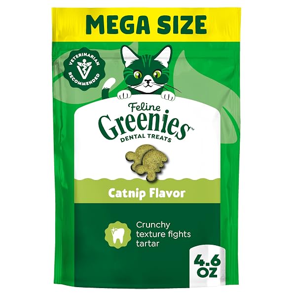 GREENIES CAT TREATS, FELINE VETERINARIAN-RECOMMENDED ADULT NATURAL DENTAL...