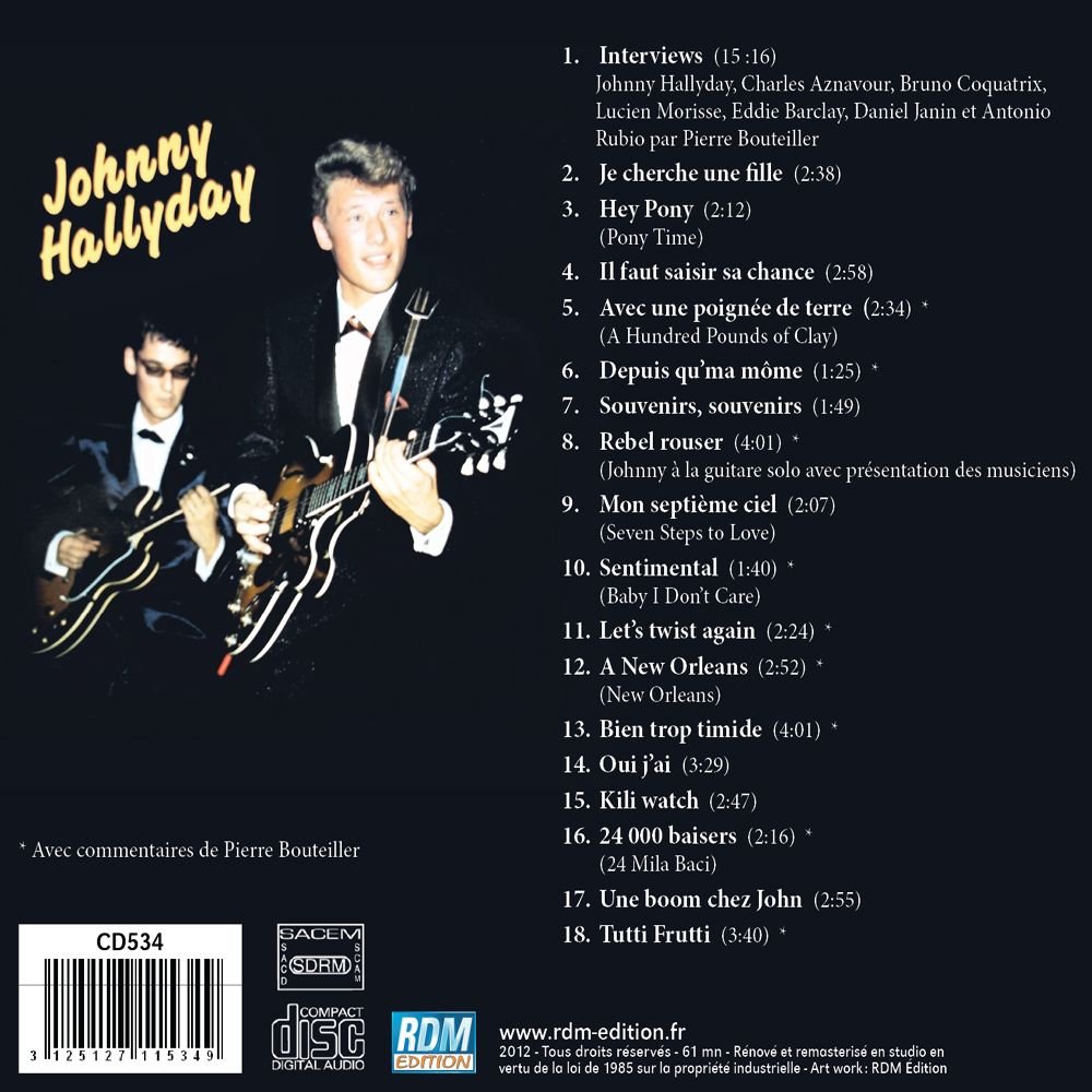 A L Olympia Johnny Hallyday Johnny Hallyday Amazon Fr Musique