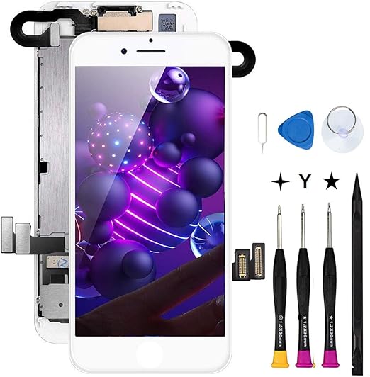 Amazon Com Coasd Pre Assembled Compatible With Iphone 7 Screen Replacement Iphone 7 Lcd Screen Replacement Full Assembly 4 7 Inch 3d Touch Display Lcd Front Camera Earpiece Tools Kit A1660 A1778 A1779 White