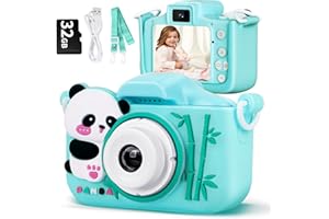BEIARA Kids Camera Digital Camera for Boys Girls Age 3-8, 48MP Dual Lens Toddler Camera for Kids with 32GB SD Card 1080P HD Video Toddler Toys Christmas Birthday Gifts for 3 4 5 6 7 8 9 Years Old Boys Girls