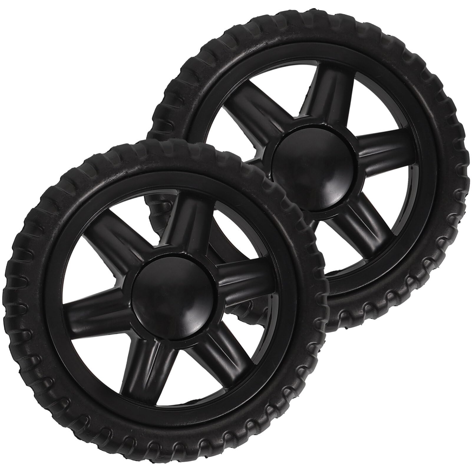 Shopping Cart Wheels Shopping Cart Wheel Replacement 2Pcs Trolley Wheels for Laundry Platform Truck Kitchen Living Room Office Replacement for