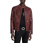 John Varvatos mens Reynolds Racer Jacket