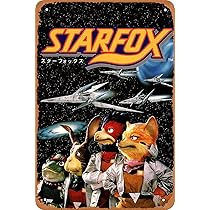 Clilsiatm Star Fox Game Poster Video Game Tin Metal Sign