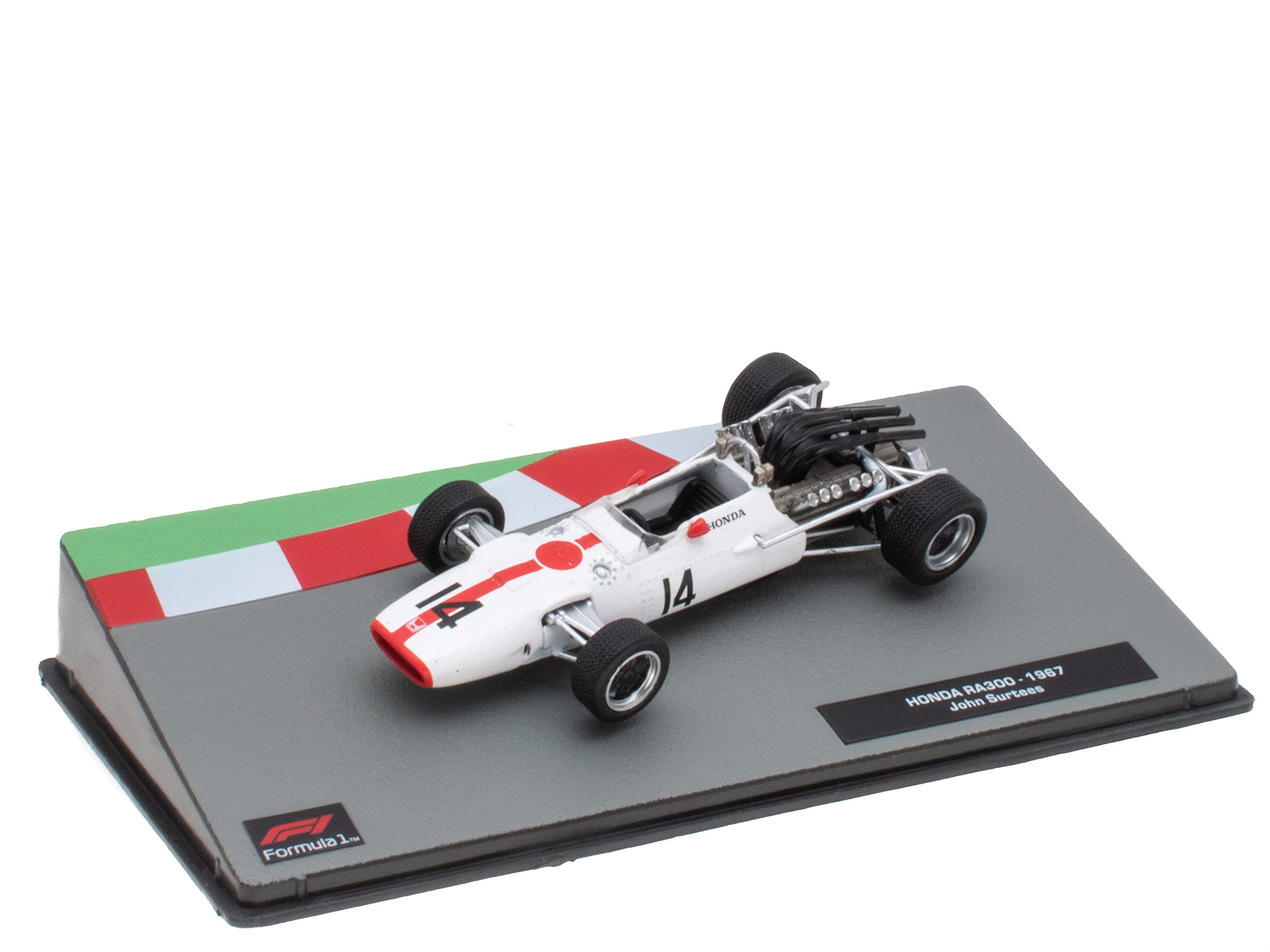 OPO 10 - Miniature car Formula 1 1/43 compatible with HONDA RA300 - John Surtees - 1967 - F1 FD047