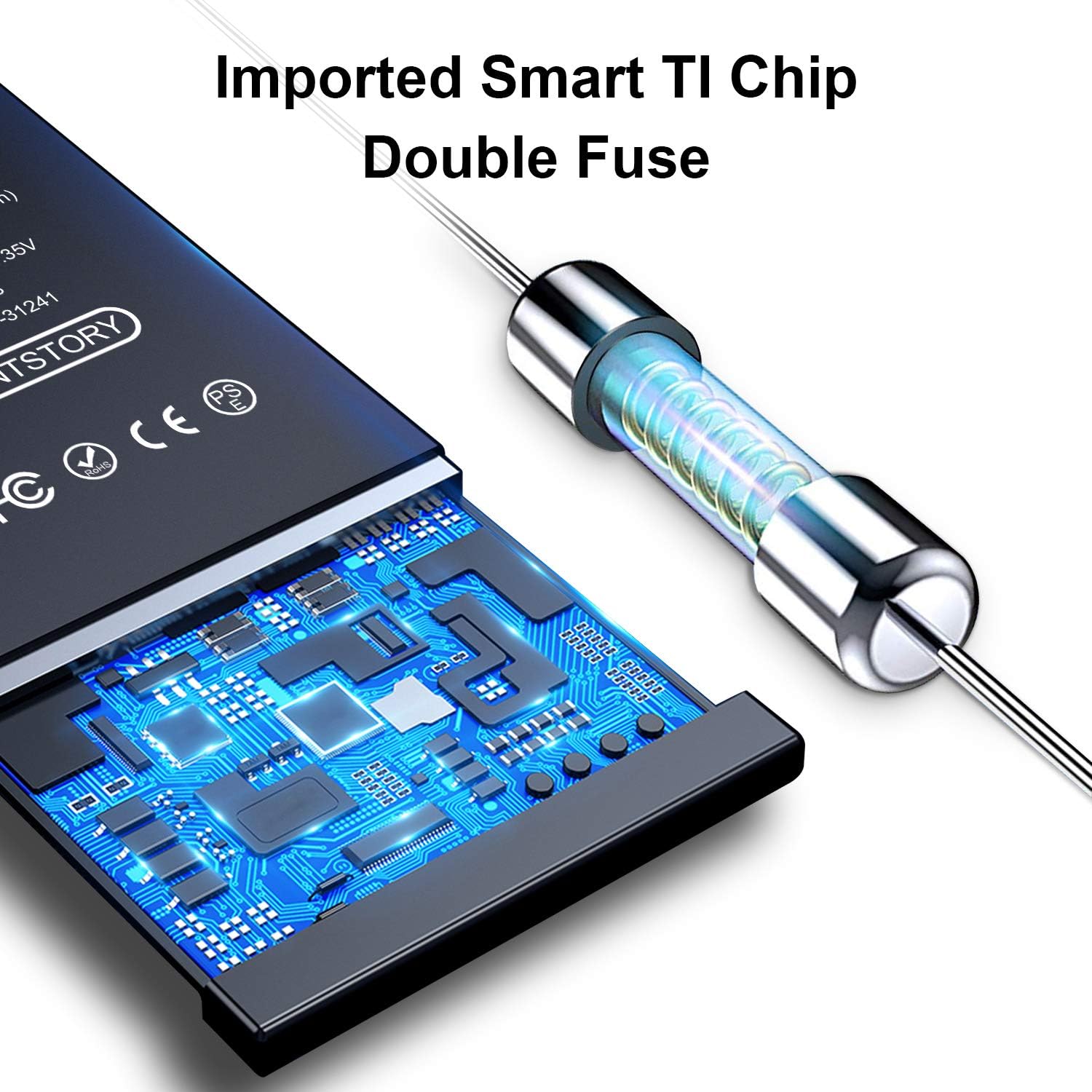 Battery for iPhone 8, 2200mAh High Capacity Li-ion Polymer Battery Replacement for iPhone 8 with Complete Repair Tool Kits: Home Audio & Theater