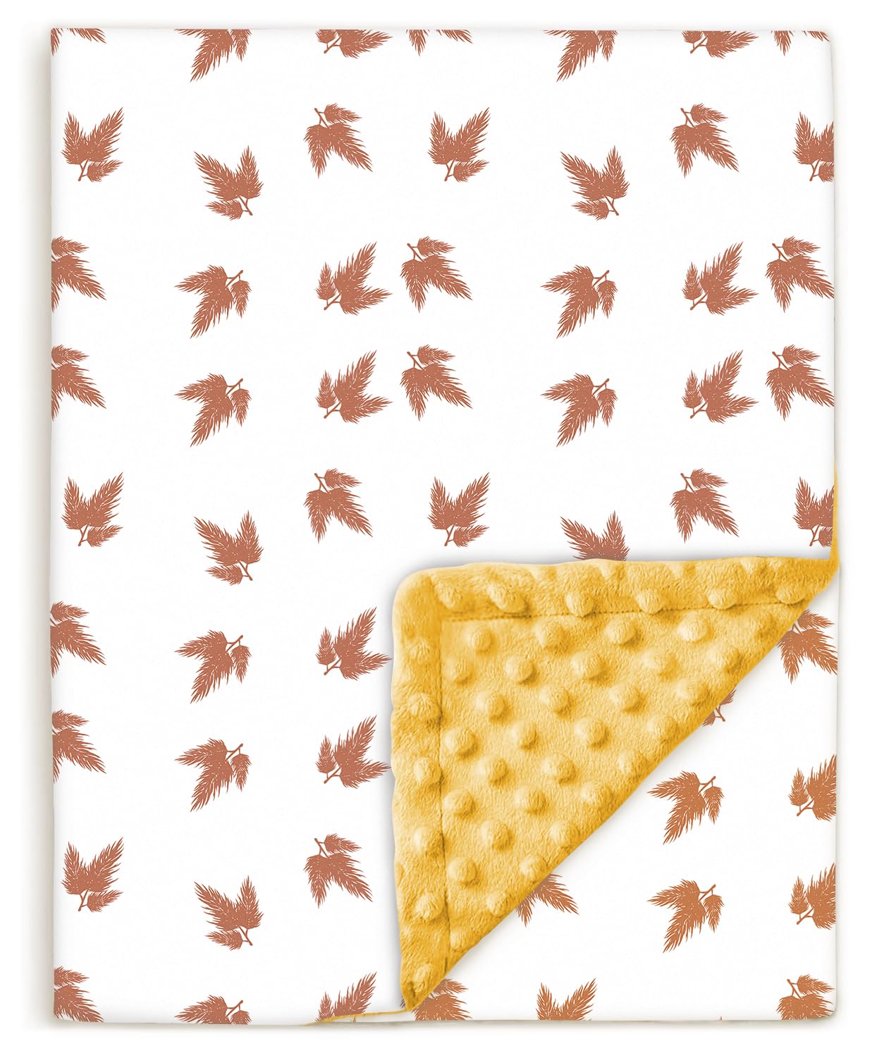 Baby and Toddler Blanket in Cotton and Soft Minky Oeko Tex - 75x100 cm - Thick Cot Blanket Polyester Filling - Comfort - Baby Swaddle, Comforter, Nap, Preschool - Newborn Gift for Girl or Boy