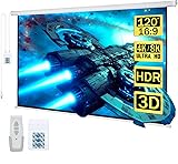 Kayle 120" Motorized Projector Screen Electric