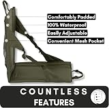 Highlander Foldable Outdoor Seat Mat Olive Green Lightweight 380g view 3