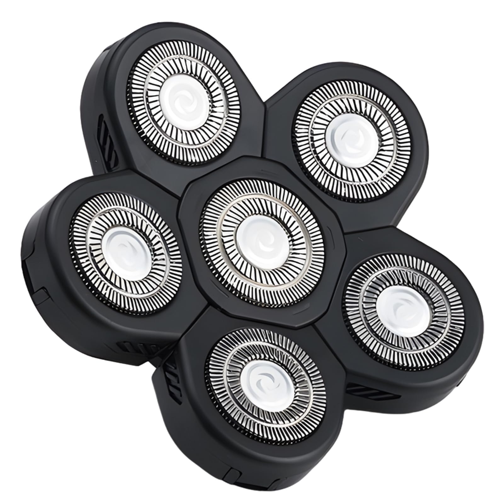 6D Universal Electric Shaver Blade, 6 Heads Upgrade Hypoallergenic Beard Cutter Replacement, Rotary Shaver Heads for Face Trimming, Back-Up Blade for Men Fathers and Boys