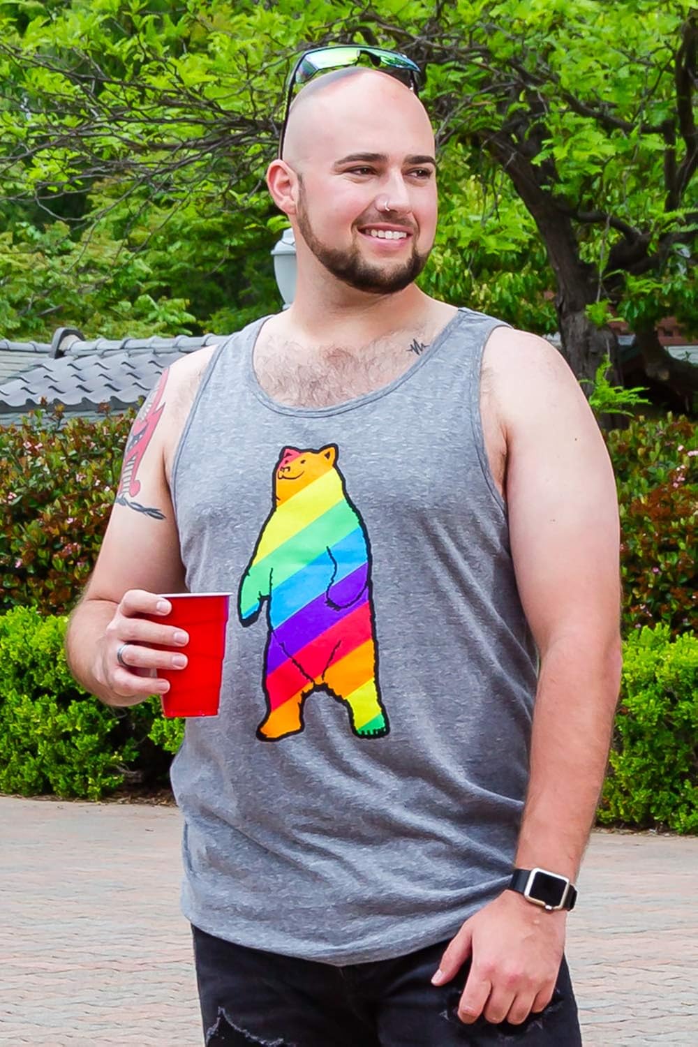 Loud and Funny Tank Tops for Pride, Festivals and Summer - Men's Cut: Clothing