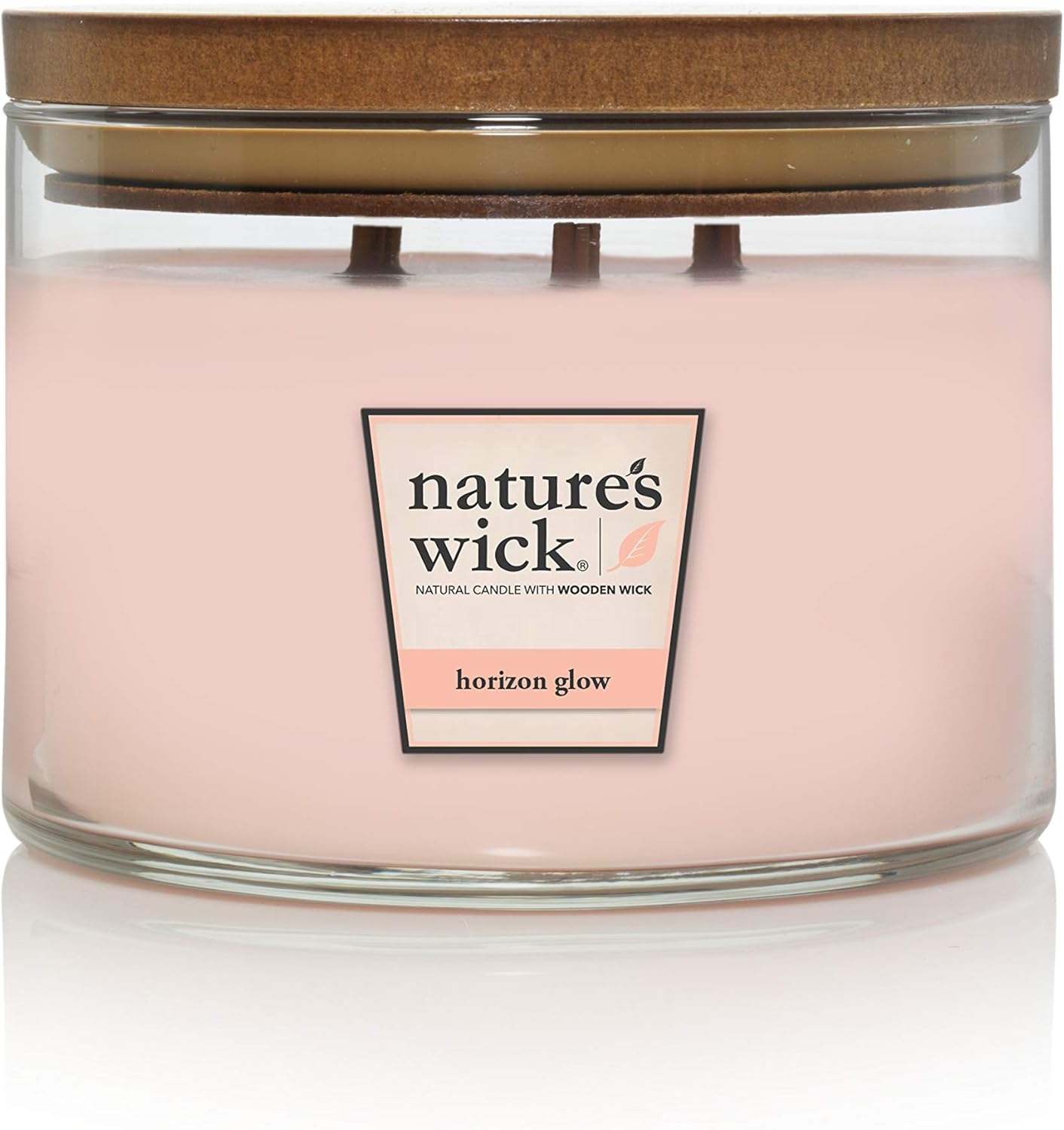 Nature's Wick Large Jar 3 Wick Candle, Horizon Glow