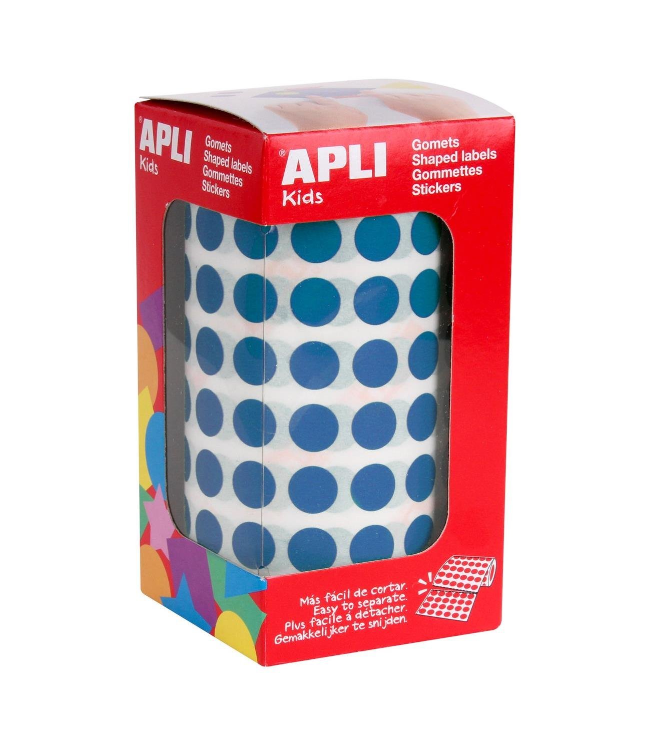 Apli 946005 - Roll gomets Circular 10.5mm Blue — image 1