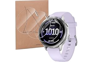 KZIOACSH 3 Pack Screen Protector for Garmin Venu 4 41mm, HD Clear Elastic Edge Self-Healing Soft TPU Anti-Scratch Anti-Finger