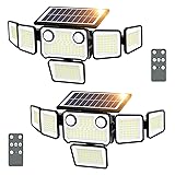 SZPOWER 3000LM Solar Lights Outdoor Waterproof, 6
