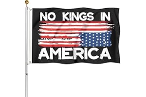 COLORATO No Kings In America Flag 3x5Ft for Outside Large Garden Yard Flags Outdoor Decoration