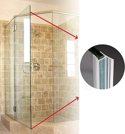 Guarnizione Per Porta In Vetro Striscia Di Guarnizione Per Porta Della Doccia 120 Pollici Per Bloccare Le Perdite Guarnizione In Silicone Per Doccia Amazon It Fai Da Te