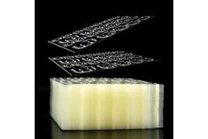 Laza 1200 Pcs Thin Breathable Adhesive Tabs Fake Nail Glue Sticker 50 Sheets Super Sticky Double Sided Tips (Germany Jelly Gel) Flexible for Acrylic False Nails Manicure Tape