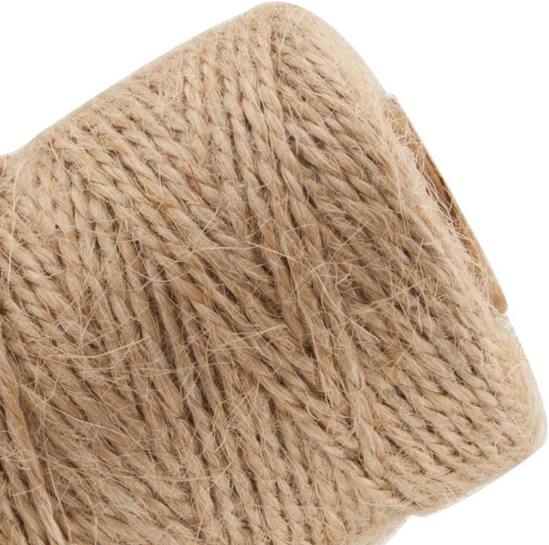 ILIKEEC Jute Twine 656 Feet Natural Arts Crafts Jute Rope Durable Packing String for Photos Gifts and Gardening Applications (2MM 328FT 2PCS) - Image 3
