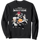 Bleach Super Group Chibi Fight Pose Anime Sweatshirt