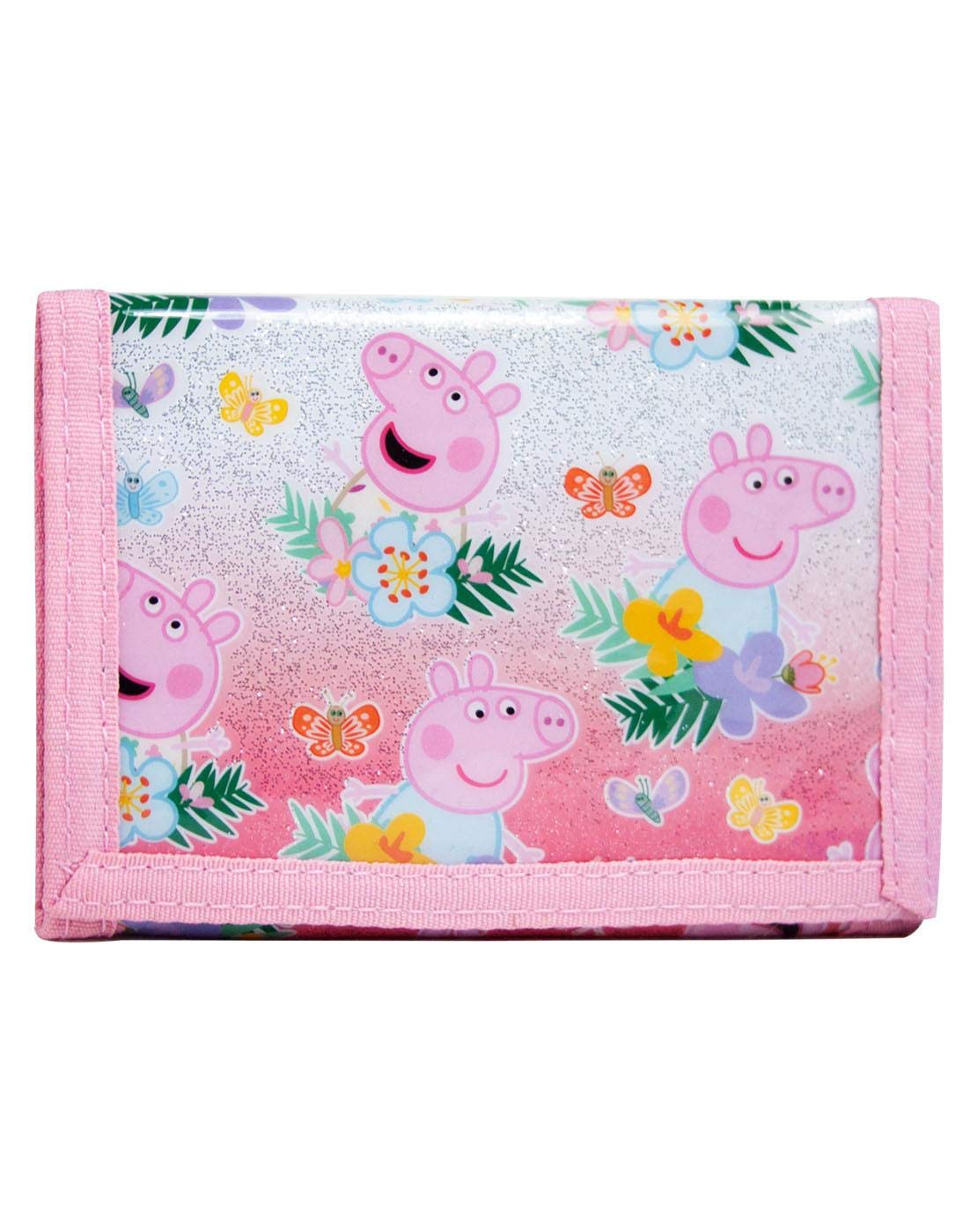 Peppa Pig All Over Print Girl's Pink Wallet