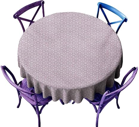 Amazon 退色防止テーブルクロス 幾何学模様 6角星モチーフ 六角形イラスト 流行に左右されないオリエンタルモチーフ ハイエンド 丈夫 クリエイティブ ホーム 67インチ ドライローズホワイト テーブルクロス オンライン通販