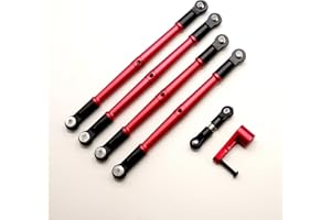 Mesimsple Alloy Kraton Turnbuckles Links & Servo Arm Set for for Arrma 1/8 Kraton Outcast Notorious 6S BLX Linkage Tie Rod RC Upgrade Parts