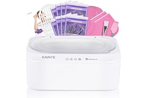 KARITE Paraffin Wax Machine for Hands and Feet with Auto Open Lid, Paraffin Bath,20Min Fast Wax Meltdown, Precision Temperature Control, 4500ml Paraffin Warmer with 8Pack Refills