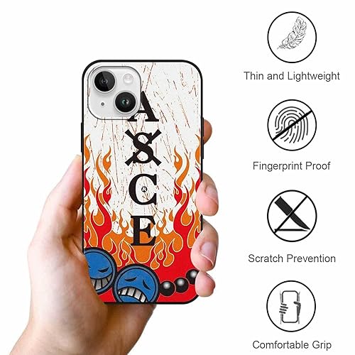 2 Pack Cool Phone Case for Apple iPhone 14/ iPhone 13 Case Silicone 6.1", Anime Cartoon 2 Pack Cool Phone Case for Apple iPhone 14/ iPhone 13 Case Silicone 6.1", Anime Cartoon