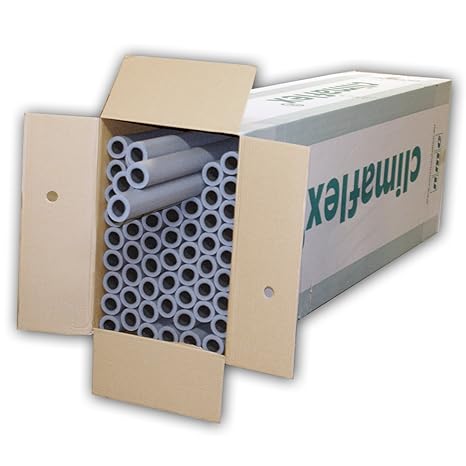 NMC 3001109 70m Rohrisolierung 35 mm x 9 mm 100cm 1m PE Schaum Isolierung Rohrisolation Dämmung Heizungsrohre Heizung