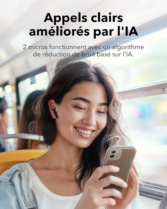 par Anker K20i Écouteurs Bluetooth sans Fil Semi-internes