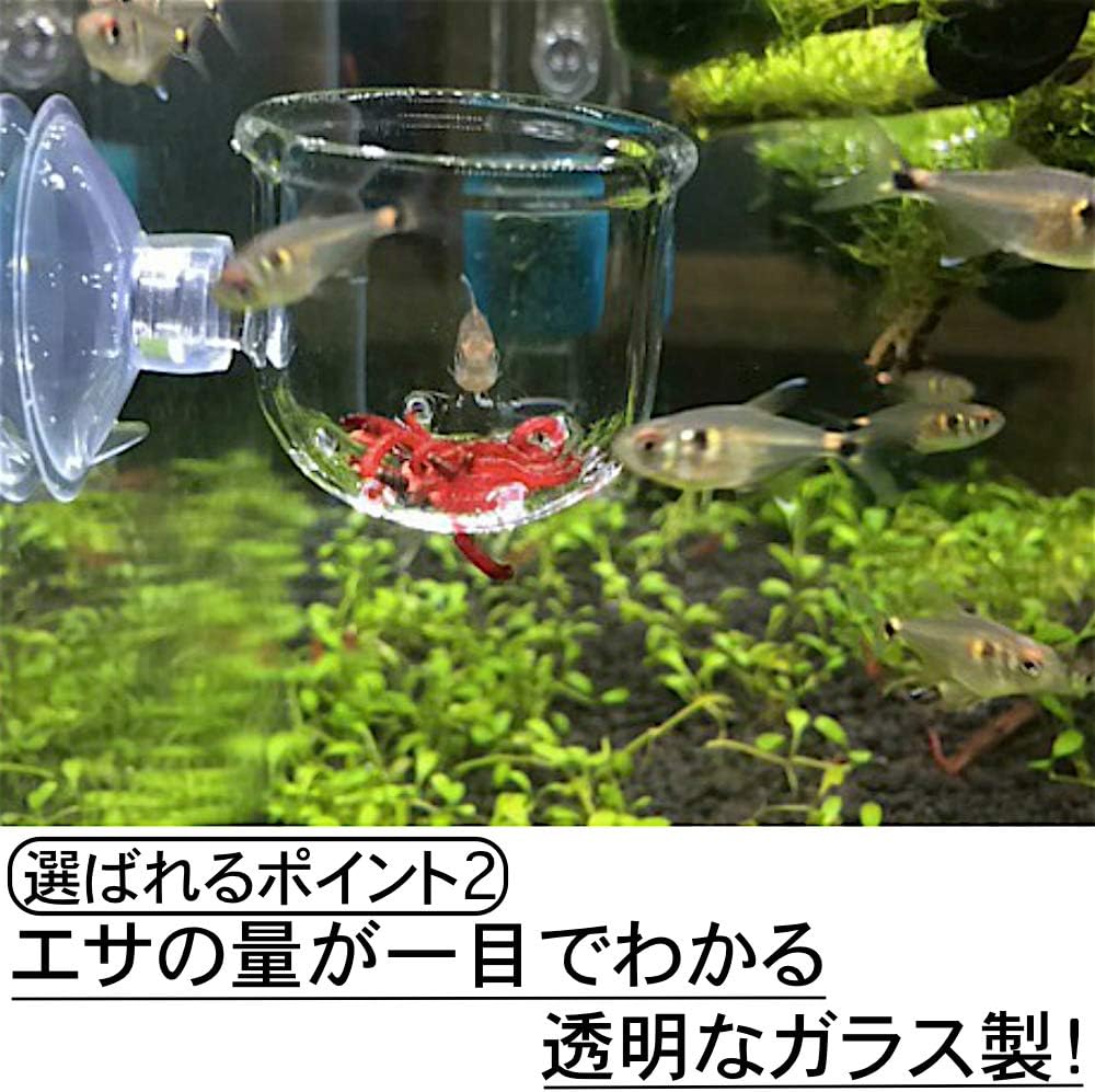 Amazon Tky フィーダーカップ ワームフィーダー フードフィーダー 餌入れ 給餌器 水槽 アクアリウム 赤虫 餌 エサ 熱帯魚 糸ミミズ 金魚 Tky 餌 通販