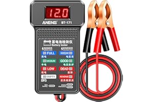 12V Car Battery Tester Battery Load Tester Voltage-Test Digital Alternator Tester Cranking&Charging Tester