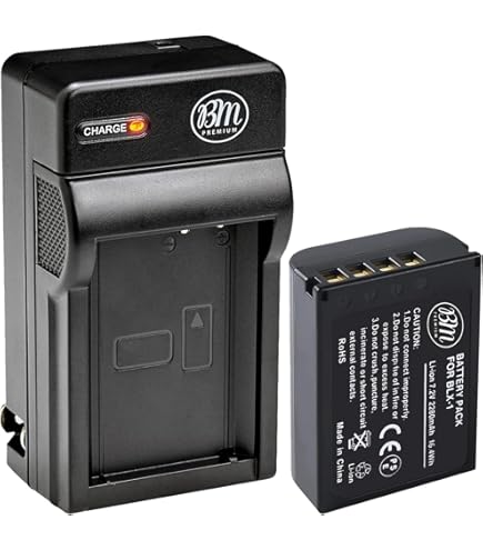 Amazon.com: BM Premium BLX-1 High Capacity Battery for Olympus OM