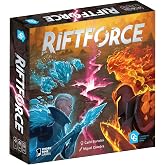 Capstone Games Riftforce Strategy Board Game for 2 Players | Competitive Elemental Duels with Asymmetric Factions, Tactical Depth &amp; Replay Value, Fantasy Tabletop Game | Ages 10+ | 30&ndash;45 Min Playtime