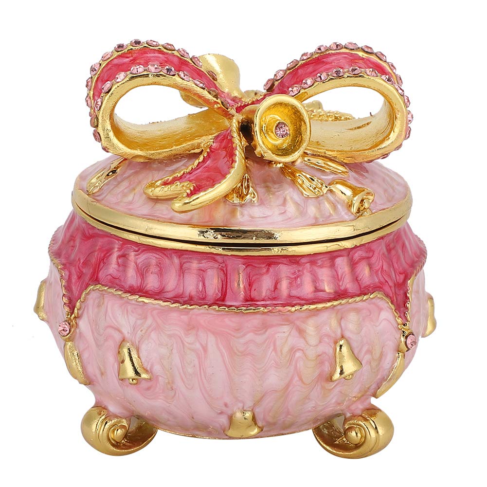 Fydun Enameled Jewelry Box Beautiful Trinket Box DecoratedBeautiful Enamel Gifts